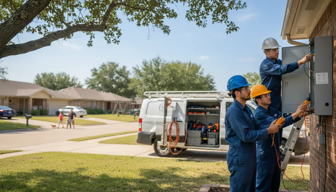 Certified electrician providing emergency electrical services in Lakeview, MI